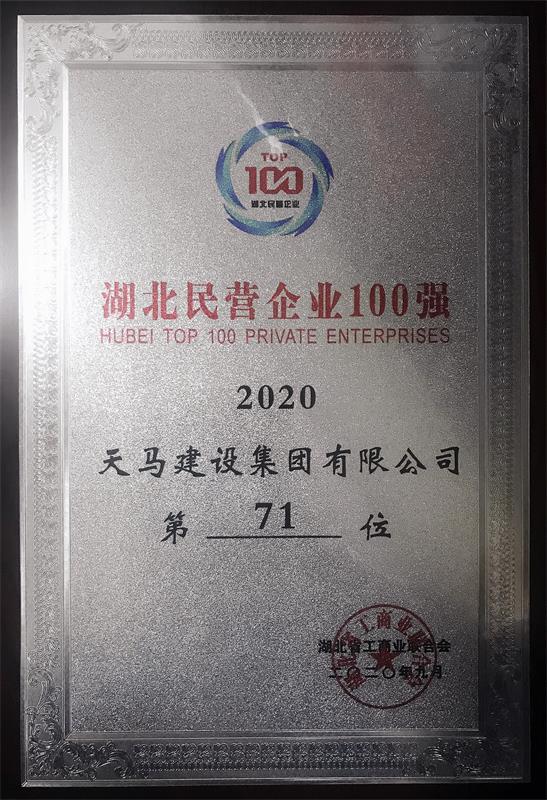 2020湖北民营企业百强